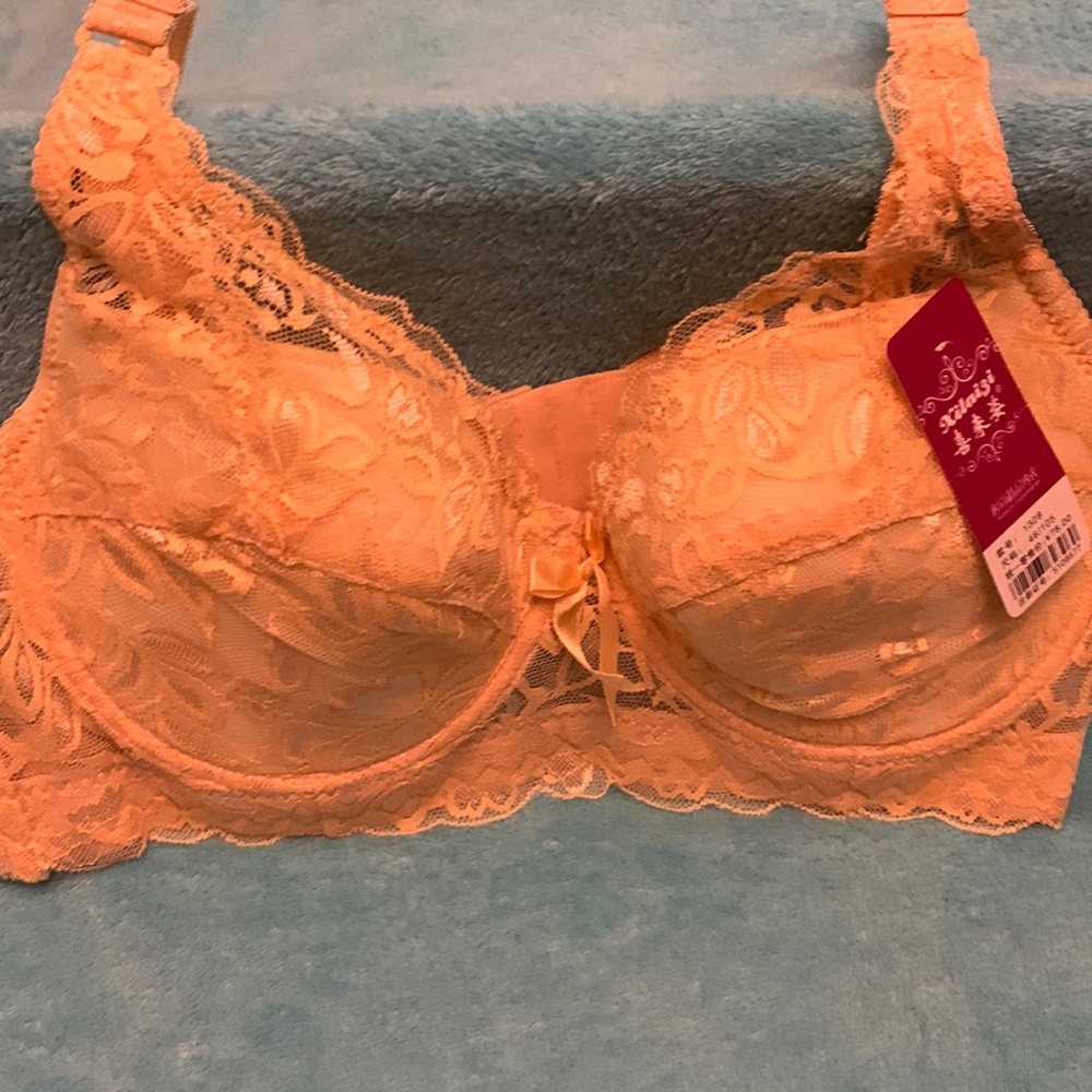 Beige lightly padded bra